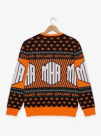 My Hero Academia Bakugo Holiday Sweater - BoxLunch Exclusive