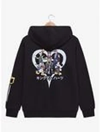 Disney Kingdom Hearts Logo Zippered Hoodie - BoxLunch Exclusive