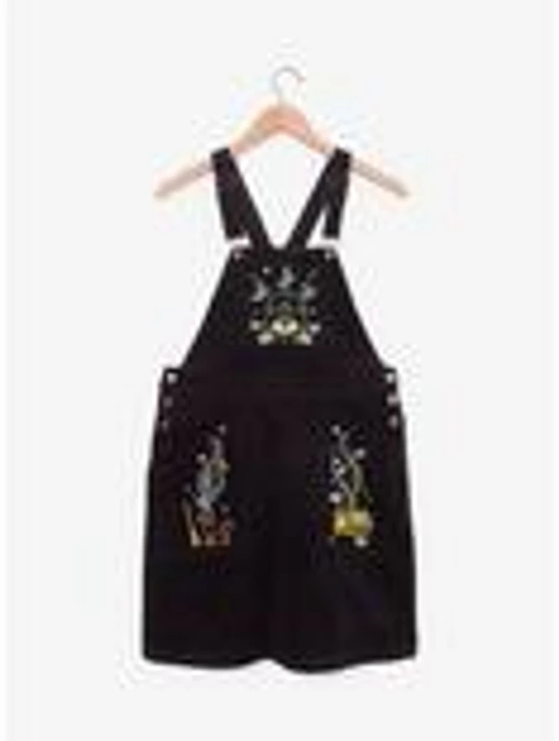Disney Hocus Pocus Embroidered Icons Overall Dress — BoxLunch Exclusive
