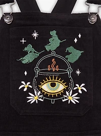Disney Hocus Pocus Embroidered Icons Plus Overall Dress — BoxLunch Exclusive