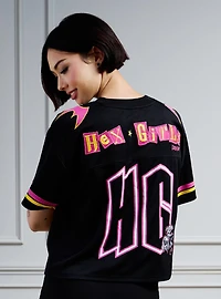 Scooby-Doo! Hex Girls Women's Cropped Football Jersey — BoxLunch Exclusive