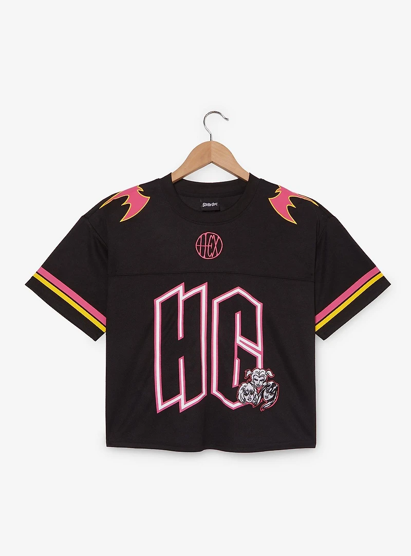 Scooby-Doo! Hex Girls Women's Cropped Football Jersey — BoxLunch Exclusive
