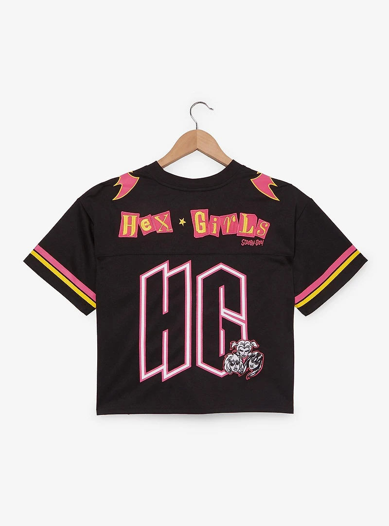 Scooby-Doo! Hex Girls Women's Cropped Football Jersey — BoxLunch Exclusive