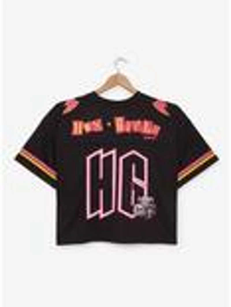 Scooby-Doo! Hex Girls Women's Plus Cropped Football Jersey — BoxLunch Exclusive