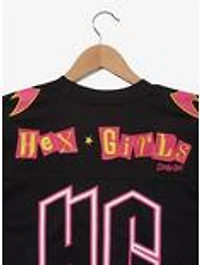 Scooby-Doo! Hex Girls Women's Plus Cropped Football Jersey — BoxLunch Exclusive