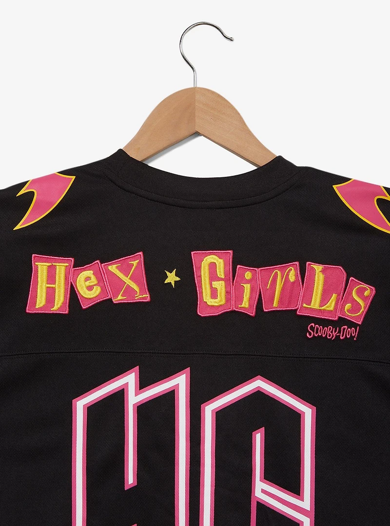 Scooby-Doo! Hex Girls Women's Plus Cropped Football Jersey — BoxLunch Exclusive