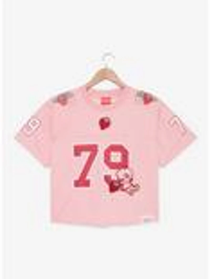Strawberry Shortcake Women's Cropped Football Jersey - BoxLunch Exclusive