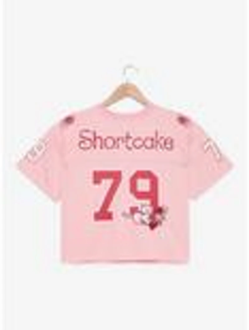 Strawberry Shortcake Women's Cropped Football Jersey - BoxLunch Exclusive
