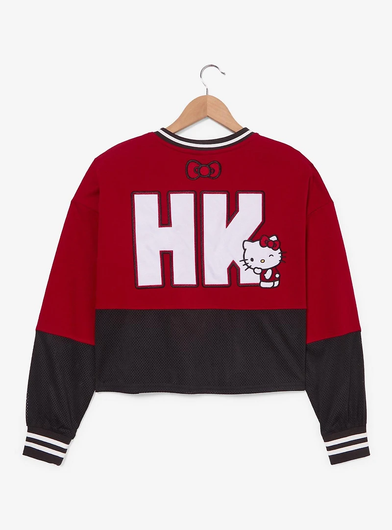 Sanrio Hello Kitty Women's Cropped Hockey Jersey