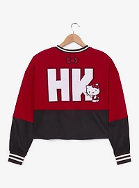 Sanrio Hello Kitty Women's Cropped Hockey Jersey
