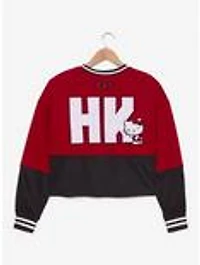 Sanrio Hello Kitty Women's Plus Cropped Hockey Jersey