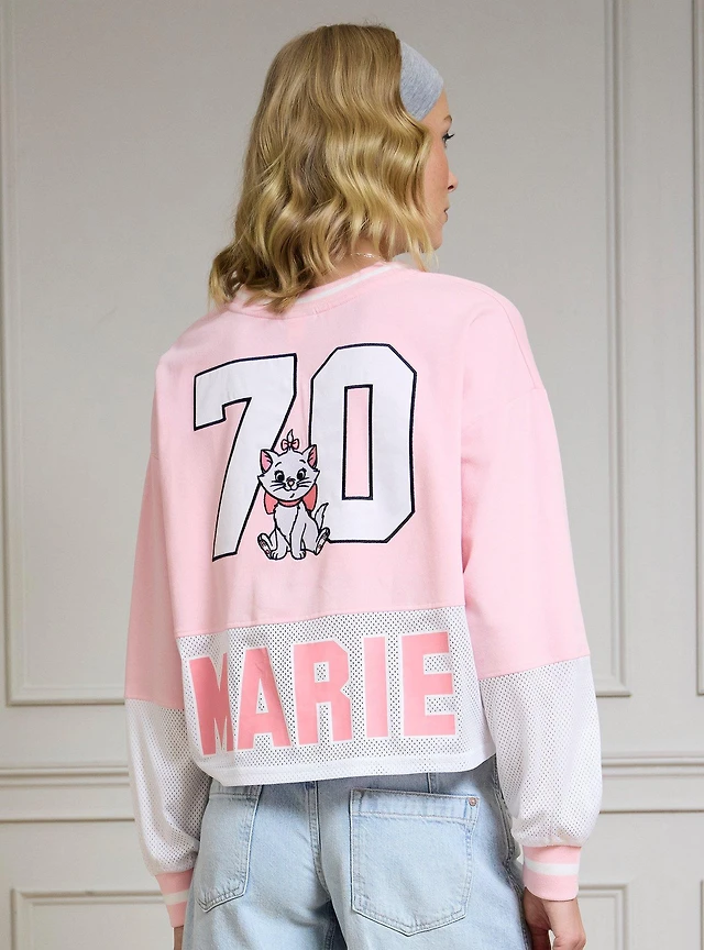 Disney The Aristocats Marie Women's Cropped Hockey Jersey
