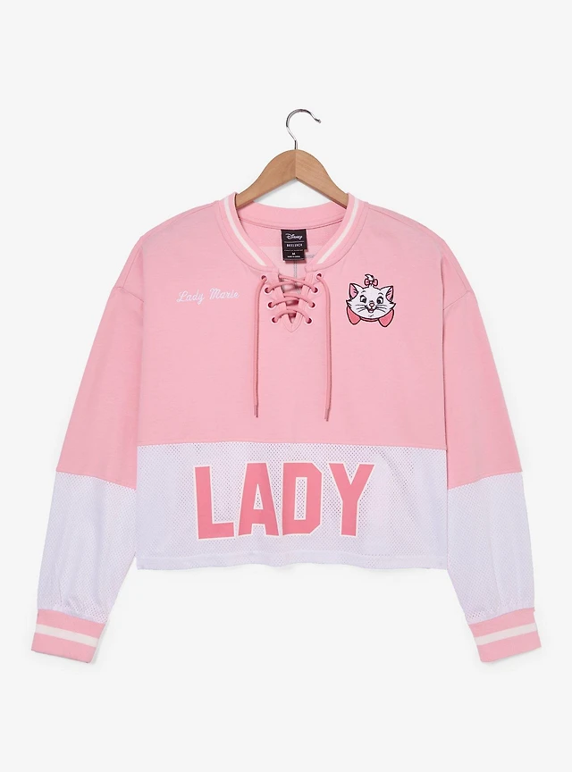 Disney The Aristocats Marie Women's Cropped Hockey Jersey