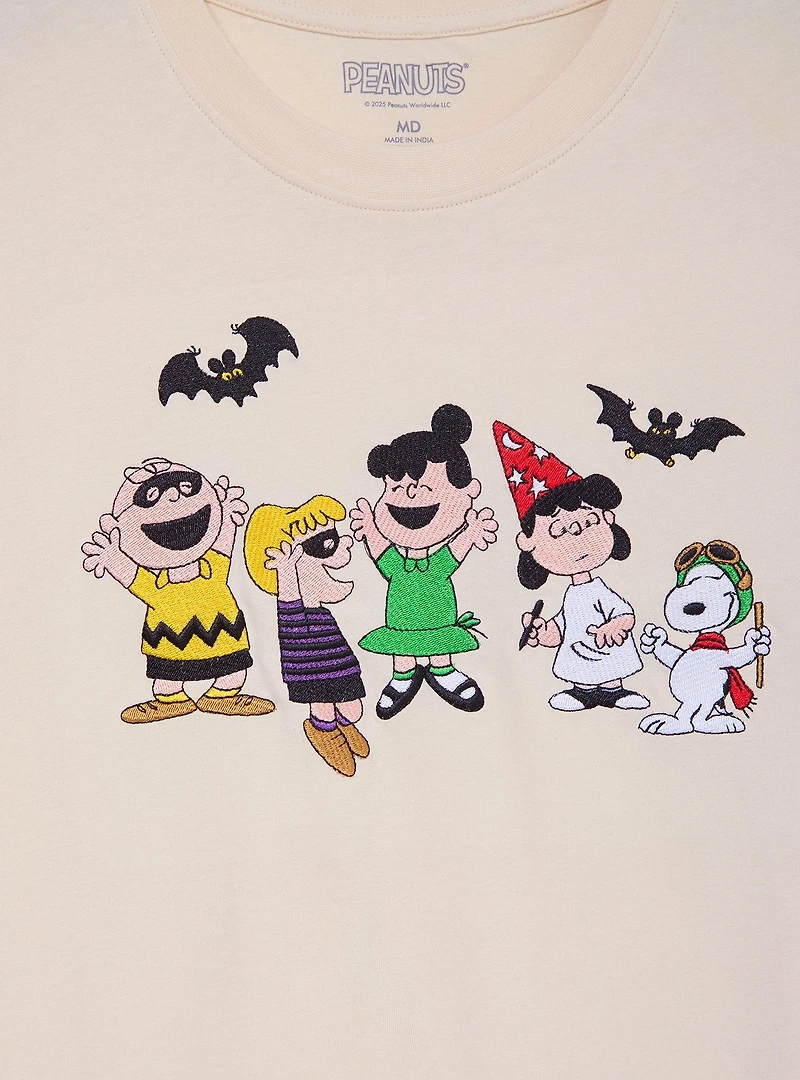 Peanuts Halloween Costumes Embroidered T-Shirt - BoxLunch Exclusive