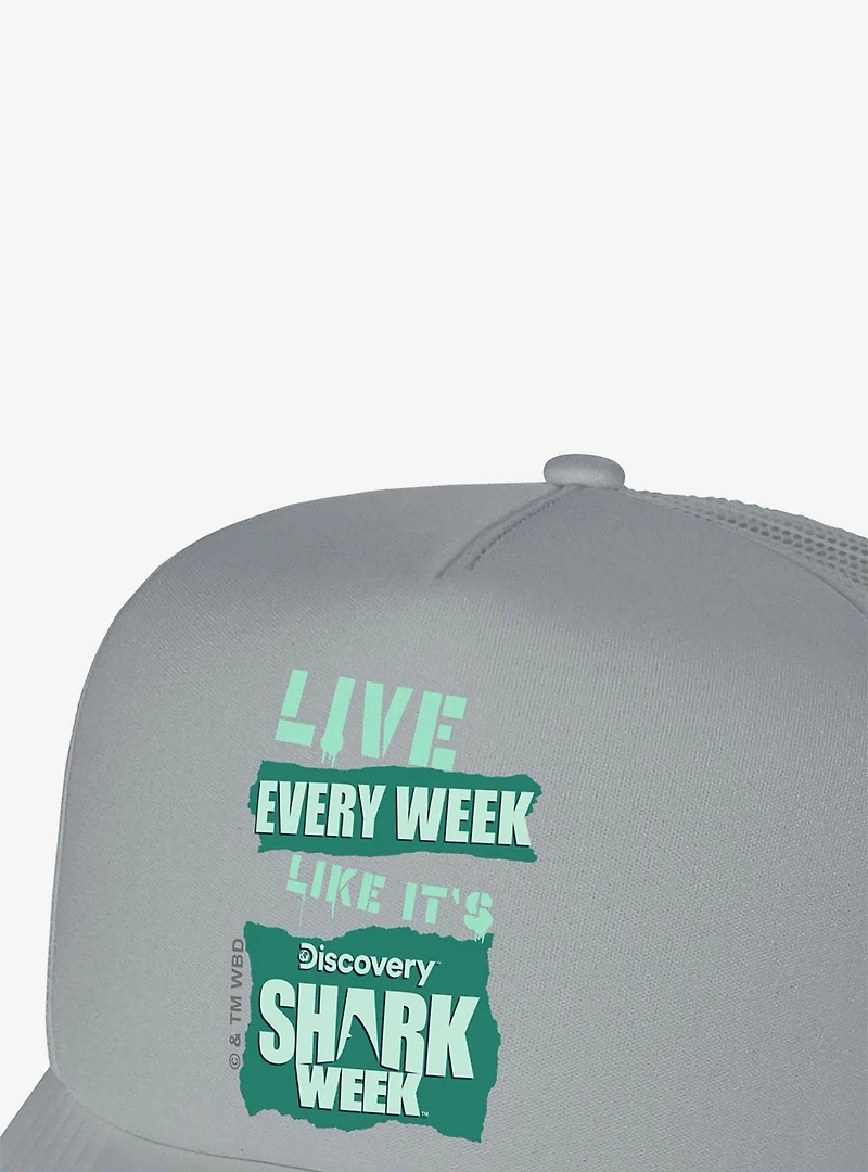 Shark Week: Television Series Live Every Week Foam Trucker Hat