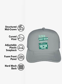 Shark Week: Television Series Live Every Week Foam Trucker Hat