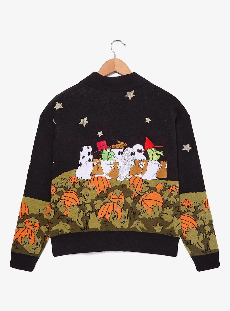 Peanuts Great Pumpkin Scenic Glow-in-the-Dark Women's Cardigan — BoxLunch Exclusive