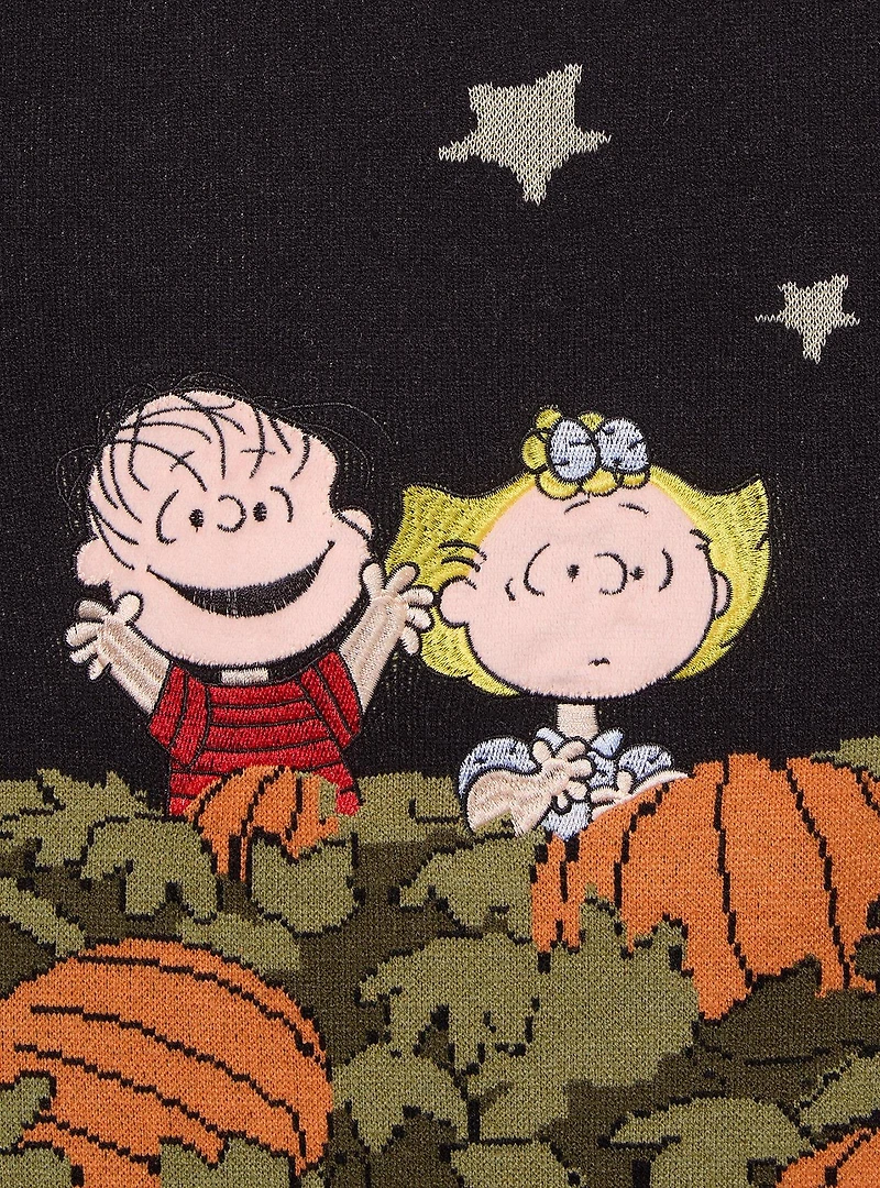 Peanuts Great Pumpkin Scenic Glow-in-the-Dark Women's Cardigan — BoxLunch Exclusive