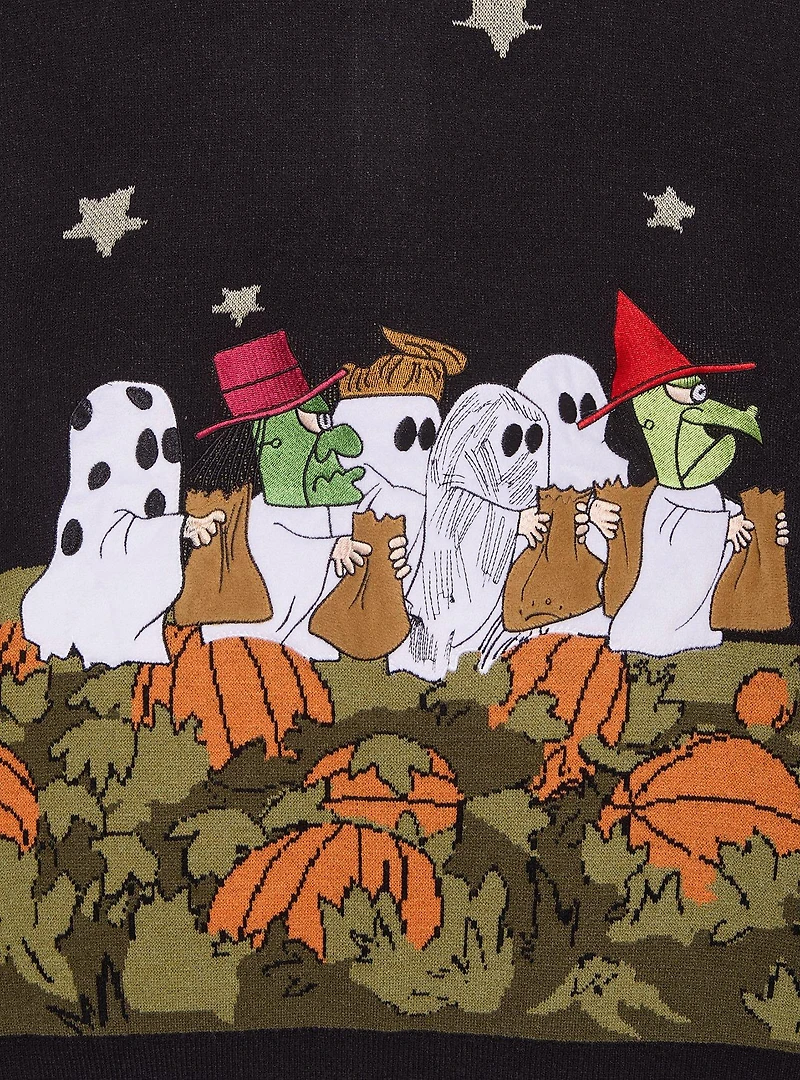 Peanuts Great Pumpkin Scenic Glow-in-the-Dark Women's Cardigan — BoxLunch Exclusive