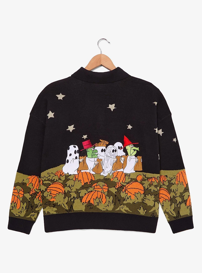 Peanuts Great Pumpkin Scenic Glow-in-the-Dark Women's Plus Cardigan — BoxLunch Exclusive