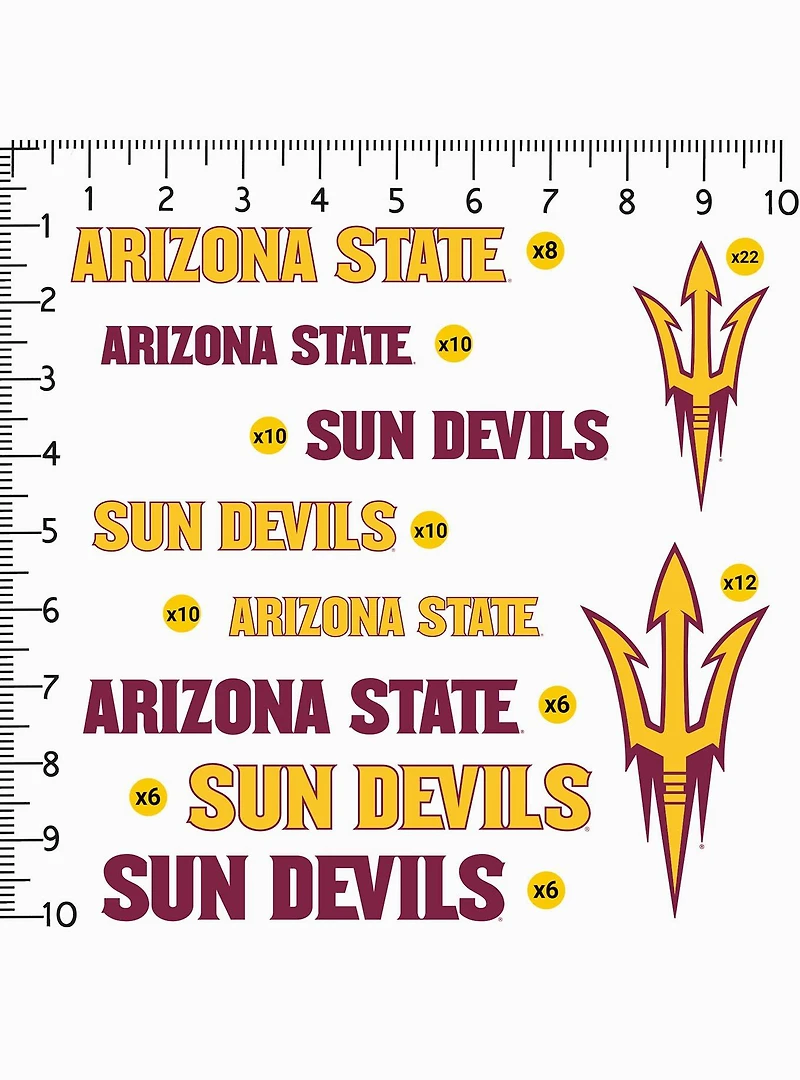 Arizona State University Sun Devils 100 Ct. Sticker Pack