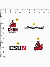California State University Northridge CSUN Matadors 100 Ct. Sticker Pack