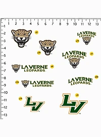 University Of La Verne Leopards 100 Ct. Sticker Pack