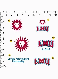 Loyola Marymount University Lions 100 Ct. Sticker Pack