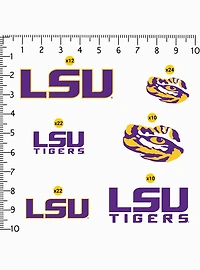 Louisiana State University Tigers 100Ct. Sticker Pack