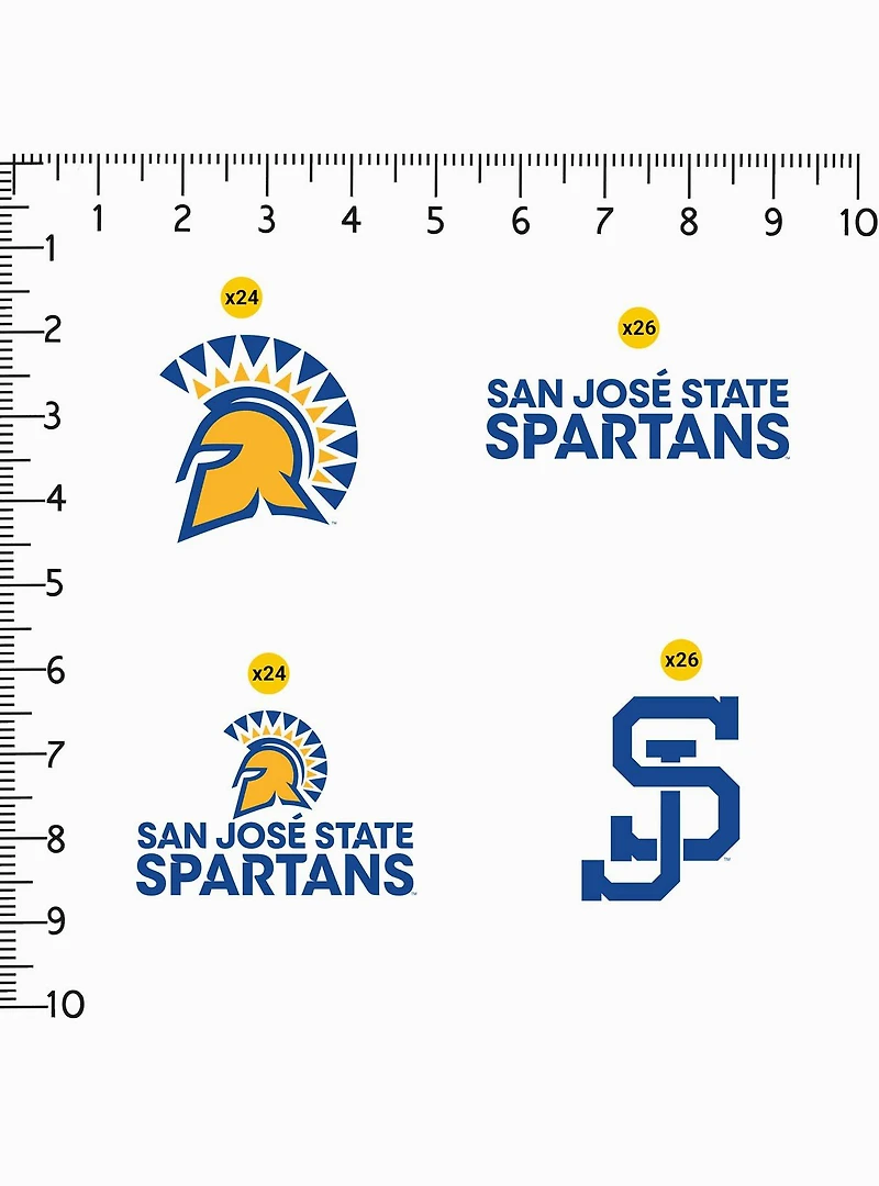 San Jose State University Spartans 100 Ct. Sticker Pack