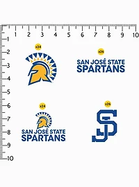 San Jose State University Spartans 100 Ct. Sticker Pack