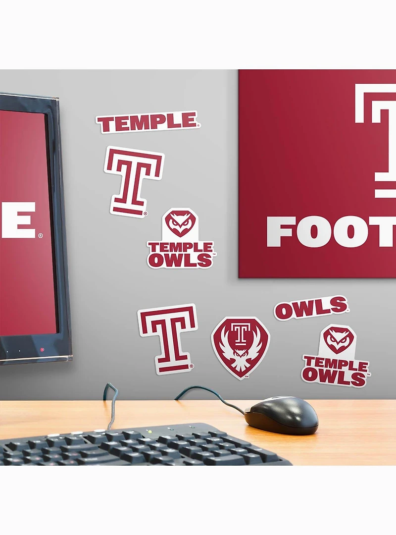 Temple University Owls 100 Ct. Sticker Pack
