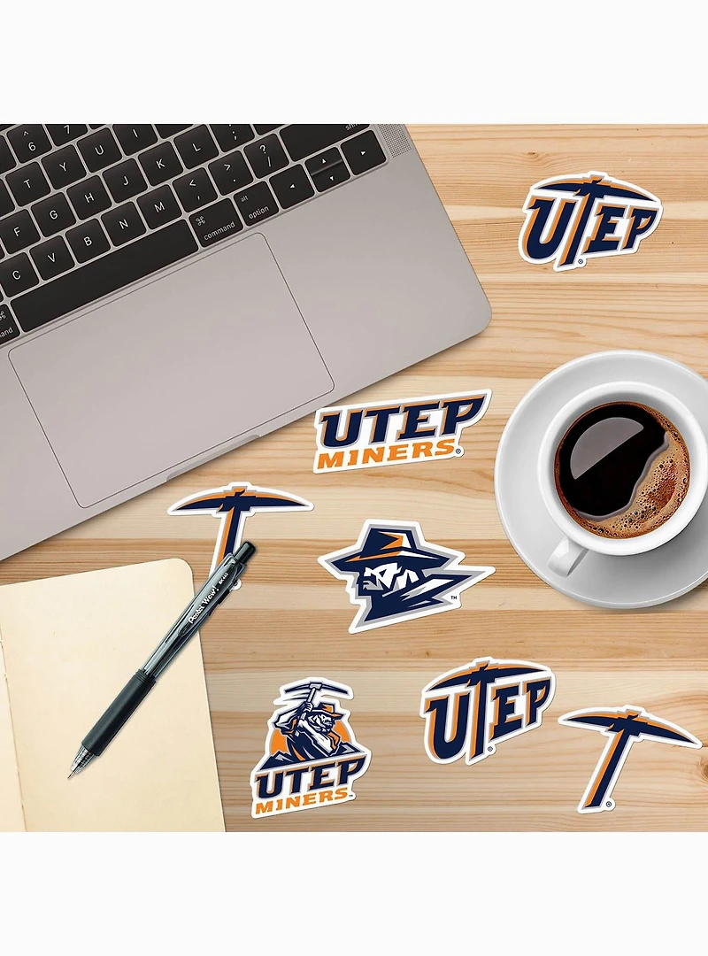 University Of Texas At El Paso UTEP Miners 100 Ct. Sticker Pack