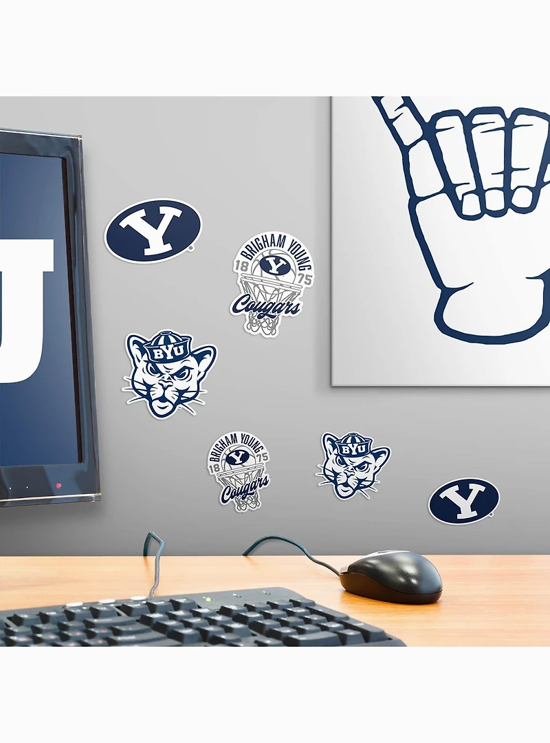 Brigham Young University BYU 100 Ct. Sticker Pack