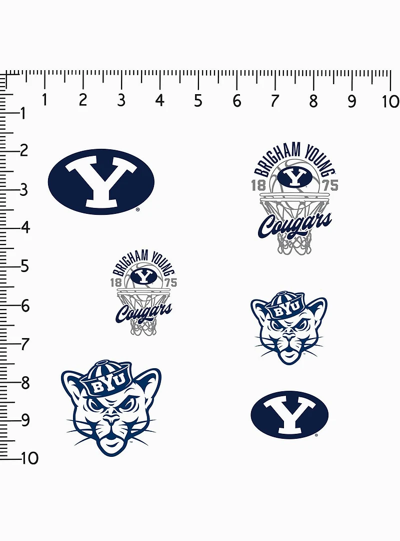 Brigham Young University BYU 100 Ct. Sticker Pack