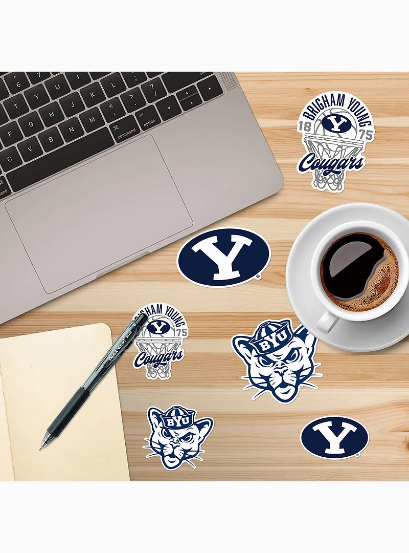 Brigham Young University BYU 100 Ct. Sticker Pack