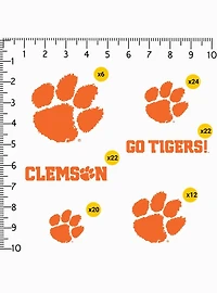 Clemson University Tigers 100 Ct. Sticker Pack