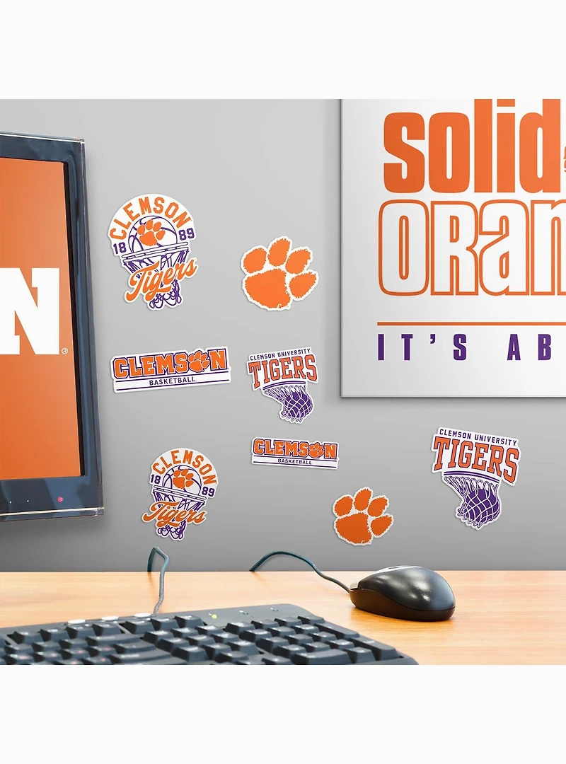 Clemson University Tigers Basketball 100 Ct. Sticker Pack