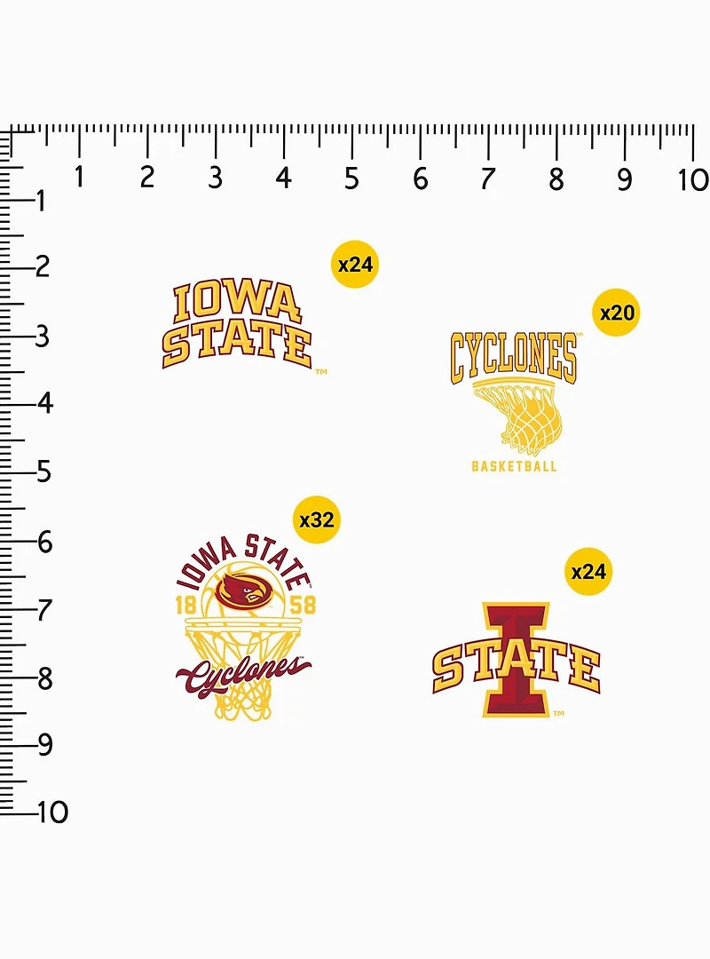 Iowa State University Basketball 100Ct. Sticker Pack