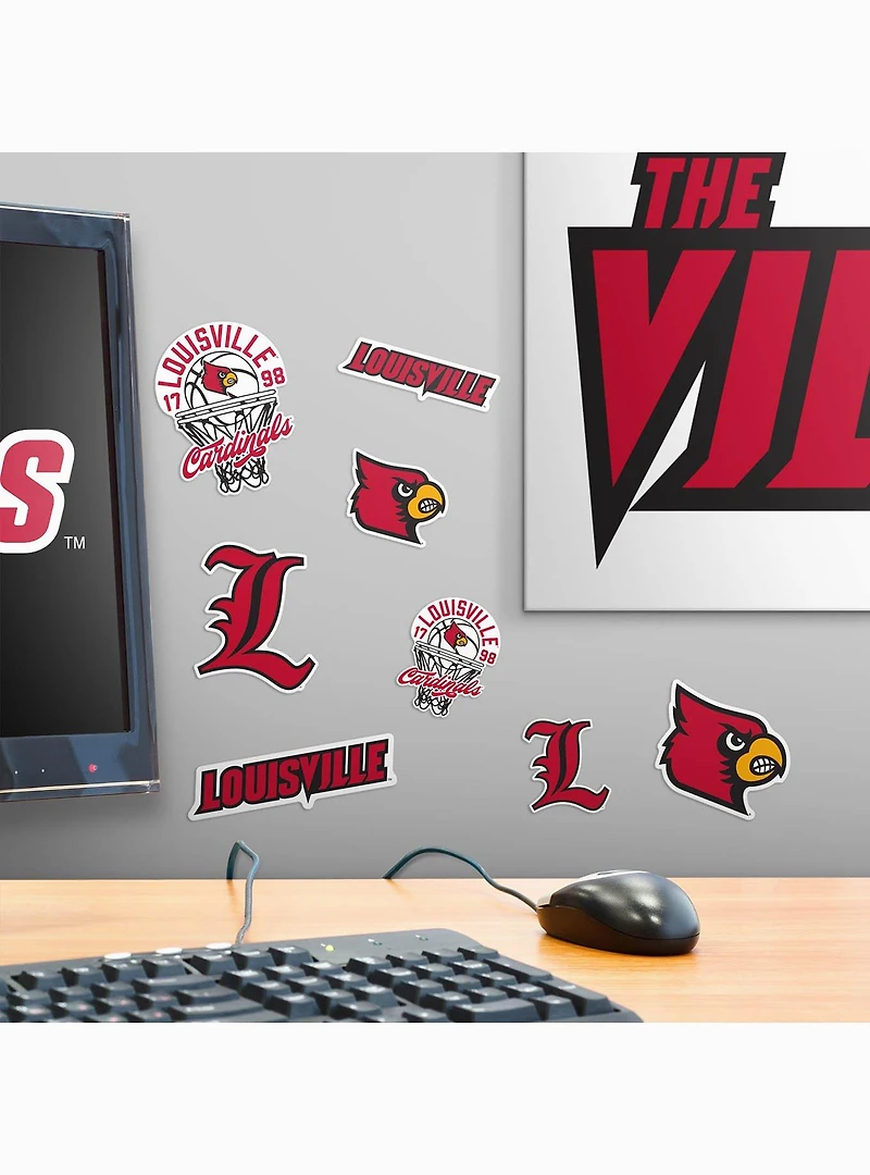 University Of Louisville Cardinals Basketball 100 Ct. Sticker Pack