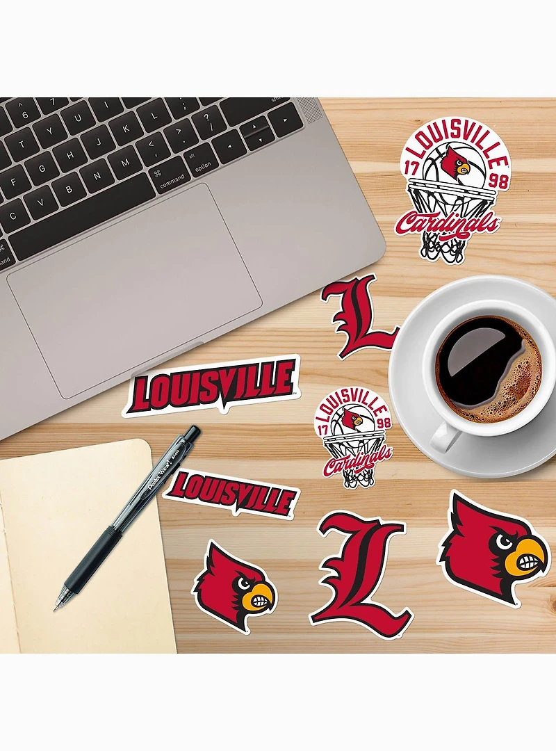 University Of Louisville Cardinals Basketball 100 Ct. Sticker Pack