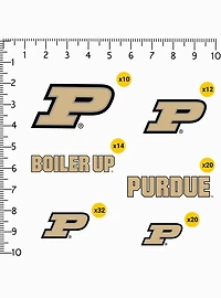 Purdue University Wordmark Logo 100Ct. Sticker Pack