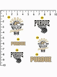Purdue University Basketball 100Ct. Sticker Pack