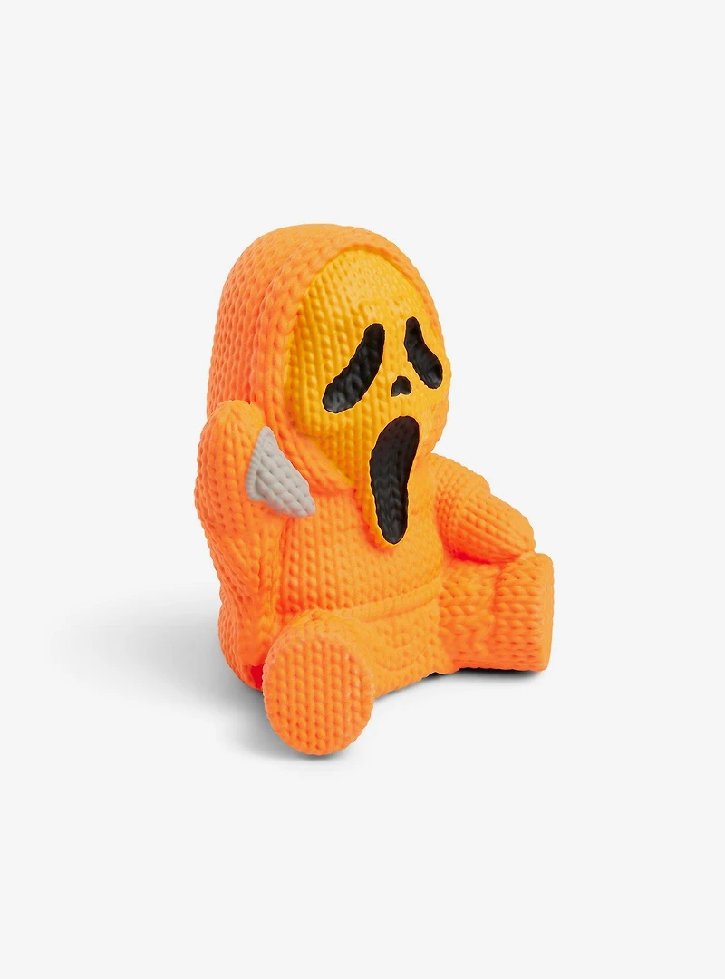 Scream Ghost Face 264 Limited Edition Pumpkin Orange Glow In The Dark Handmade by Robots Vinyl Figure