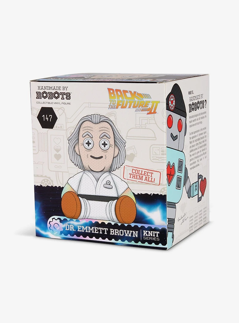Back to the Future Dr. Brown 147 Limited Edition Shimmer Handmade by Robots Vinyl Figure