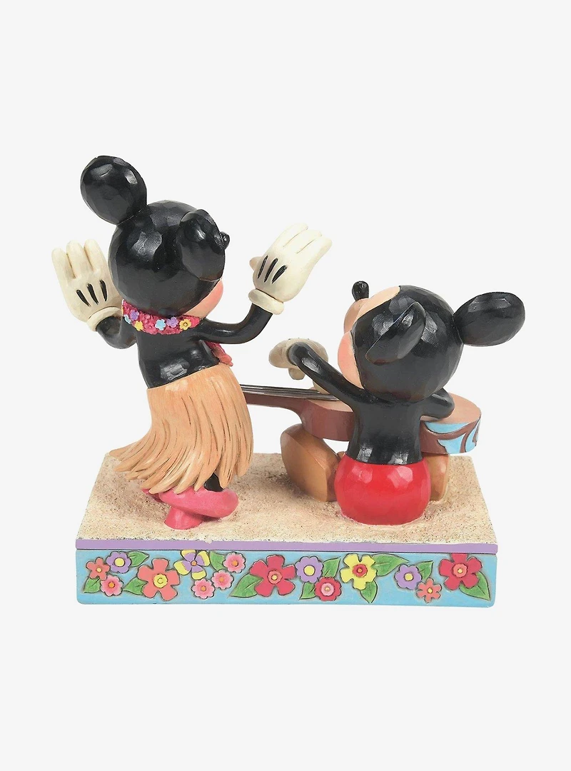 Disney Mickey & Minnie Hawaii Jim Shore Figurine