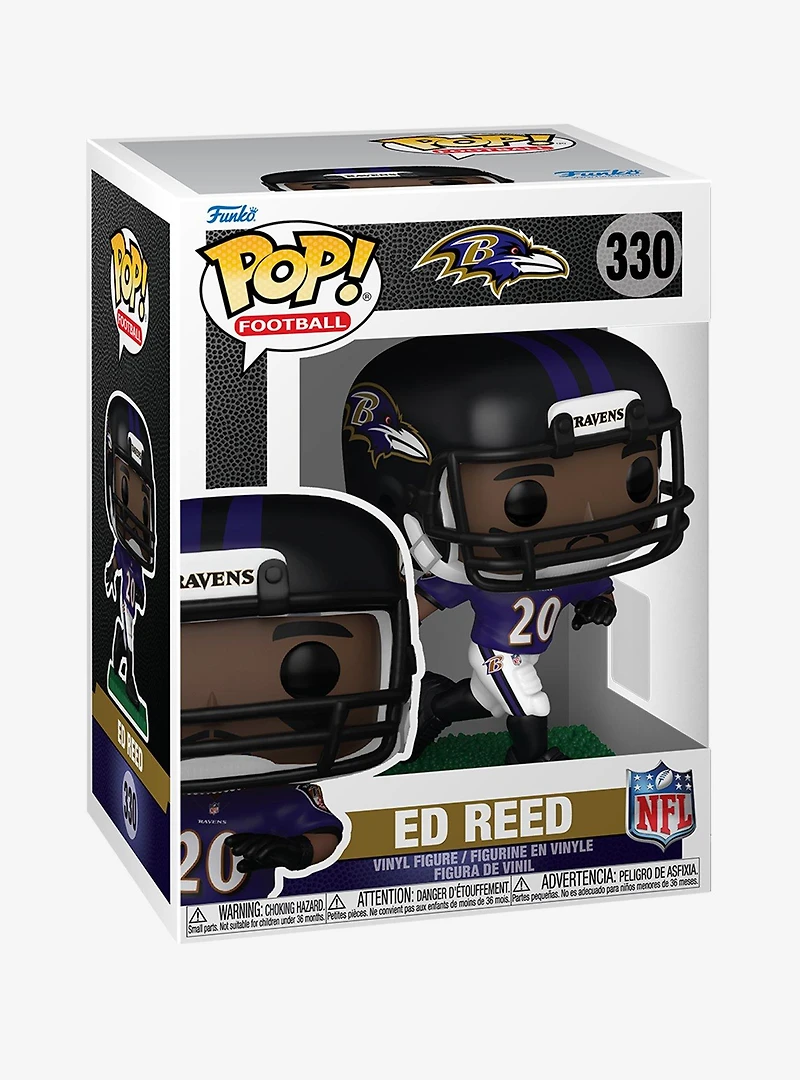 Funko Pop! Football NFL Baltimore Ravens Ed Reed Vinyl Figure