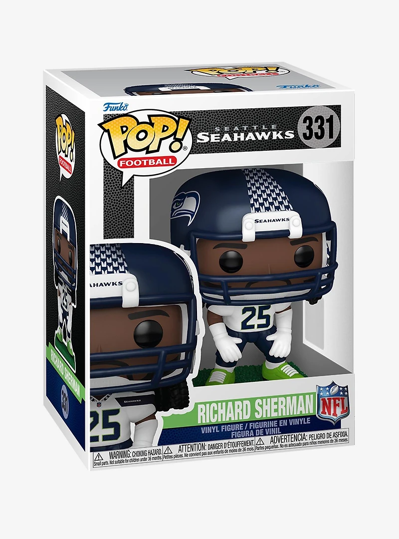Funko Pop! Football NFL Seattle Seahawks Richard Sherman Vinyl Figure