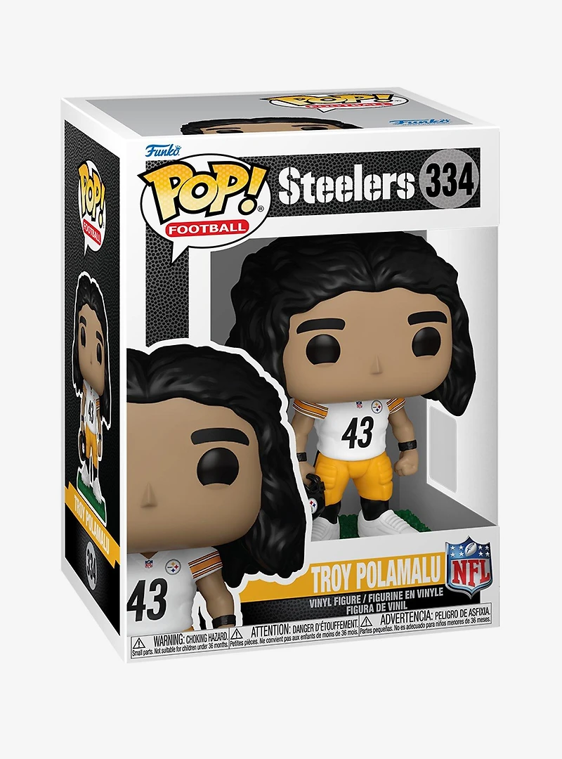 Funko Pop! Football NFL Pittsburgh Steelers Troy Polamalu Vinyl Figure
