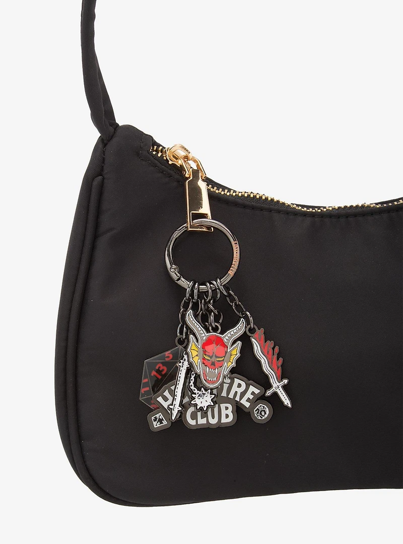 Stranger Things Hellfire Club Multi-Charm Keychain — BoxLunch Exclusive